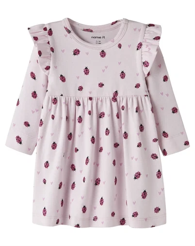 Name It - NBFHaline Kjole - Cradle Pink